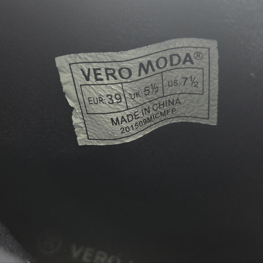 Black Leather Moto Chelsea Boot - Picture 6 of 6